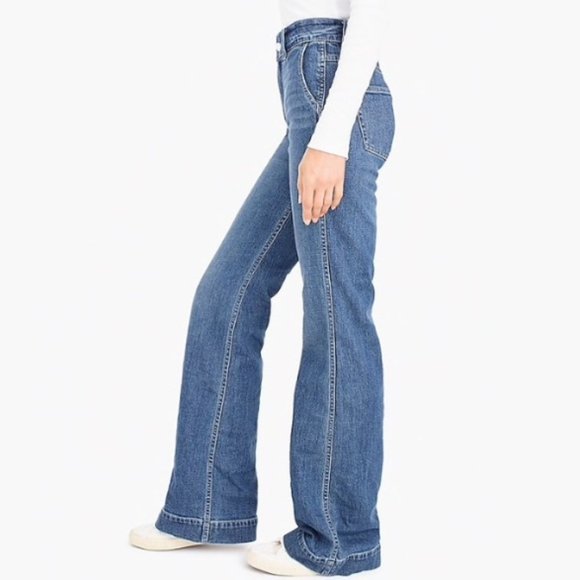 J. Crew Denim - J.Crew Wide Leg Trouser Jeans